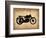 Vintage Motorcycle 2-NaxArt-Framed Art Print