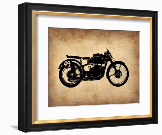 Vintage Motorcycle 2-NaxArt-Framed Art Print