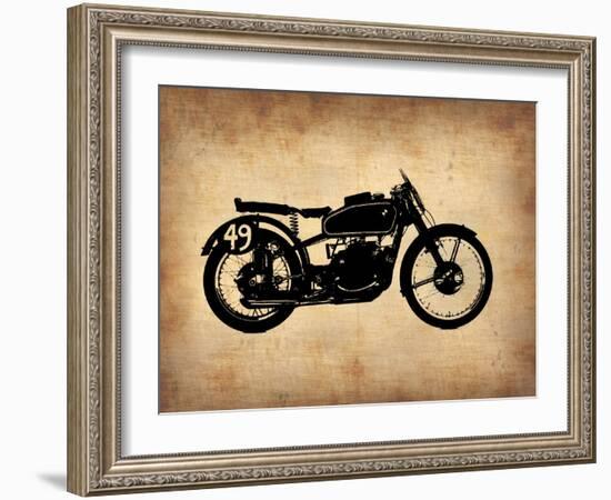 Vintage Motorcycle 2-NaxArt-Framed Art Print