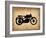 Vintage Motorcycle 2-NaxArt-Framed Art Print