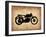 Vintage Motorcycle 2-NaxArt-Framed Art Print