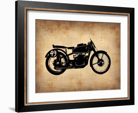 Vintage Motorcycle 2-NaxArt-Framed Art Print