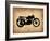 Vintage Motorcycle 2-NaxArt-Framed Art Print