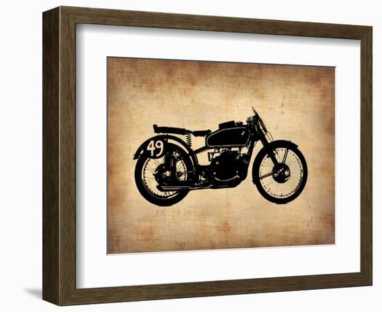 Vintage Motorcycle 2-NaxArt-Framed Premium Giclee Print