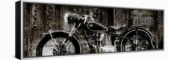 Vintage Motorcycle-Dylan Matthews-Framed Stretched Canvas