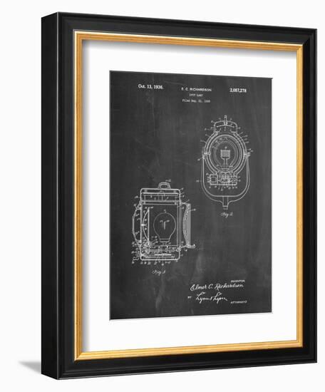 Vintage Movie Set Light Patent-Cole Borders-Framed Art Print