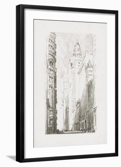 Vintage New York - Broadway Towers-The Vintage Collection-Framed Giclee Print