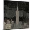 Vintage New York in Black I-Dylan Matthews-Mounted Art Print