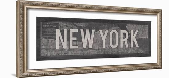 Vintage New York-The Vintage Collection-Framed Giclee Print