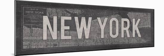 Vintage New York-The Vintage Collection-Mounted Giclee Print