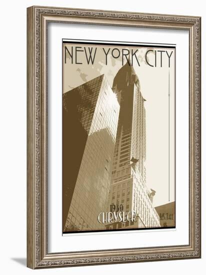 Vintage New York-Sidney Paul & Co.-Framed Art Print