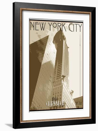 Vintage New York-Sidney Paul & Co.-Framed Art Print