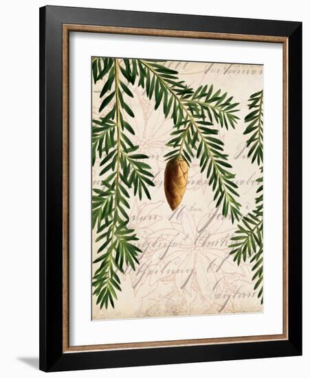 Vintage Noel IV-Katie Pertiet-Framed Art Print