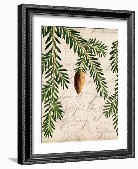 Vintage Noel IV-Katie Pertiet-Framed Art Print