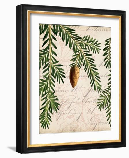 Vintage Noel IV-Katie Pertiet-Framed Art Print