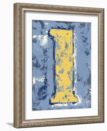 Vintage Numbers I-Ethan Harper-Framed Art Print