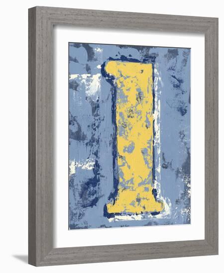 Vintage Numbers I-Ethan Harper-Framed Art Print