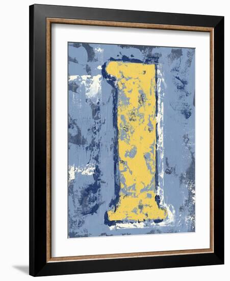 Vintage Numbers I-Ethan Harper-Framed Art Print