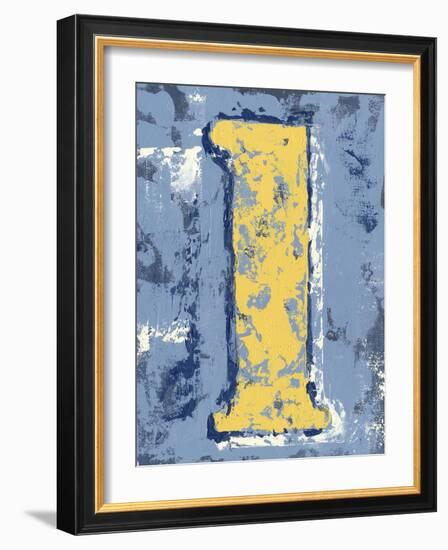 Vintage Numbers I-Ethan Harper-Framed Art Print