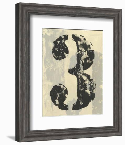 Vintage Numbers III-Ethan Harper-Framed Art Print