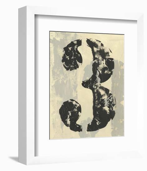 Vintage Numbers III-Ethan Harper-Framed Art Print