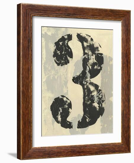 Vintage Numbers III-Ethan Harper-Framed Art Print