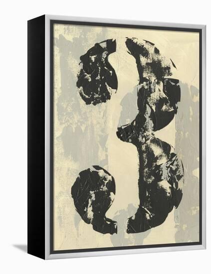 Vintage Numbers III-Ethan Harper-Framed Stretched Canvas