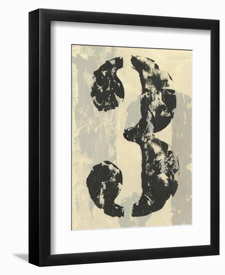 Vintage Numbers III-Ethan Harper-Framed Art Print