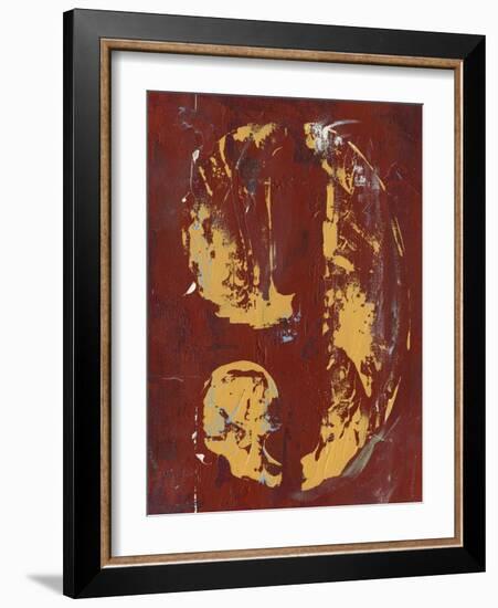 Vintage Numbers IX-Ethan Harper-Framed Art Print