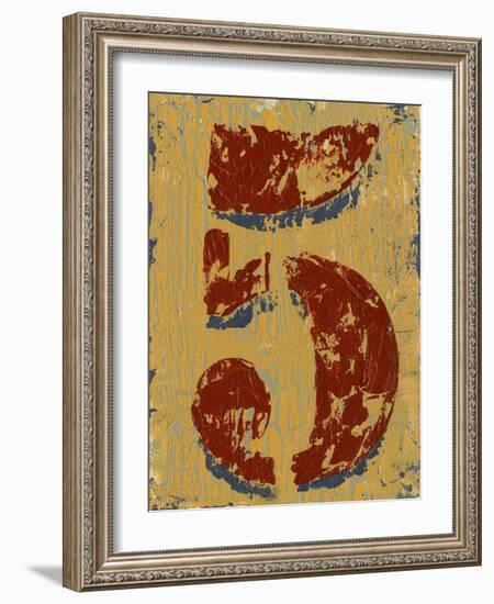 Vintage Numbers V-Ethan Harper-Framed Art Print