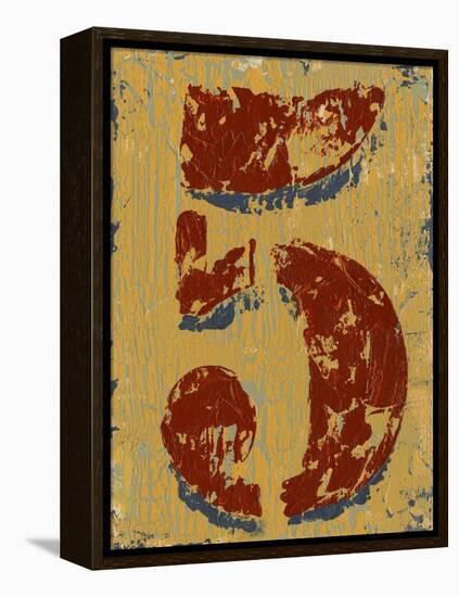 Vintage Numbers V-Ethan Harper-Framed Stretched Canvas