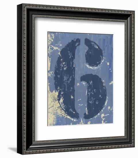 Vintage Numbers VI-Ethan Harper-Framed Art Print