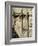 Vintage NY Manhattan Bridge-Michael Mullan-Framed Art Print