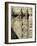 Vintage NY Manhattan Bridge-Michael Mullan-Framed Art Print