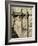 Vintage NY Manhattan Bridge-Michael Mullan-Framed Art Print