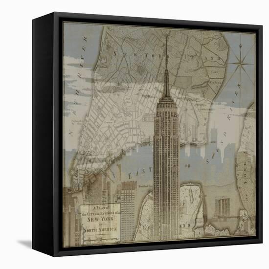 Vintage NYC I-Dylan Matthews-Framed Stretched Canvas