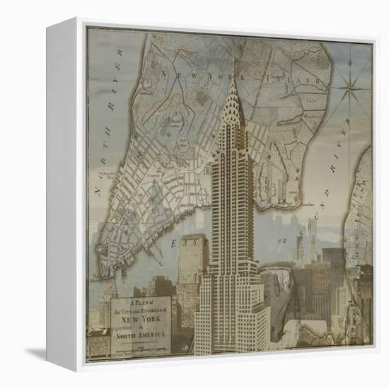 Vintage NYC II-Dylan Matthews-Framed Stretched Canvas