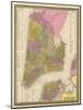 Vintage NYC Map-N. Harbick-Mounted Art Print