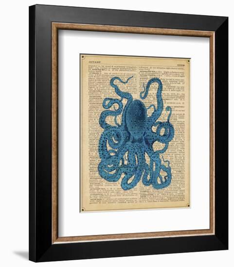 Vintage Octopus-Sparx Studio-Framed Art Print