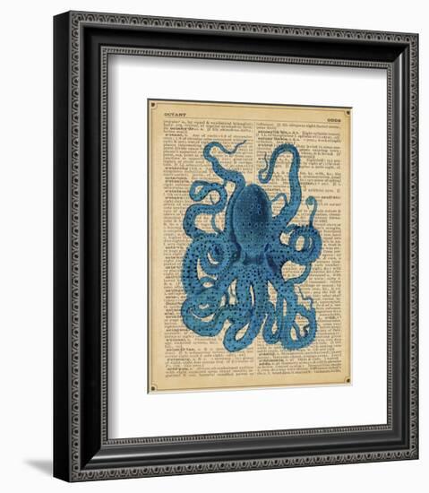 Vintage Octopus-Sparx Studio-Framed Art Print