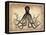 Vintage Octopus-NaxArt-Framed Stretched Canvas