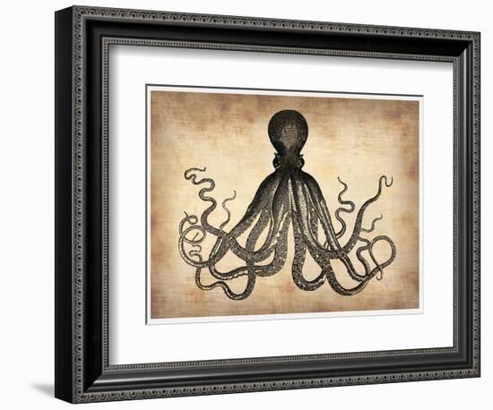 Vintage Octopus-NaxArt-Framed Premium Giclee Print