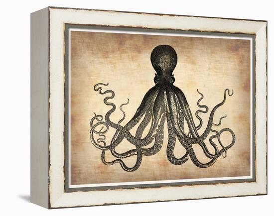 Vintage Octopus-NaxArt-Framed Stretched Canvas
