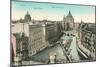 Vintage Overview of Berlin, Germany-null-Mounted Art Print