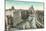 Vintage Overview of Berlin, Germany-null-Mounted Art Print