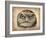 Vintage Owl Face-NaxArt-Framed Art Print