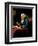Vintage painting of Benjamin Franklin, one of America's Founding Fathers.-Vernon Lewis Gallery-Framed Art Print