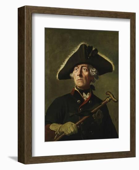 Vintage Painting of Frederick the Great of Prussia-Stocktrek Images-Framed Art Print