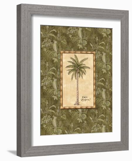 Vintage Palm III-Charlene Audrey-Framed Art Print