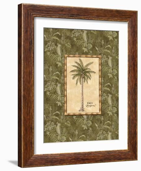 Vintage Palm III-Charlene Audrey-Framed Art Print